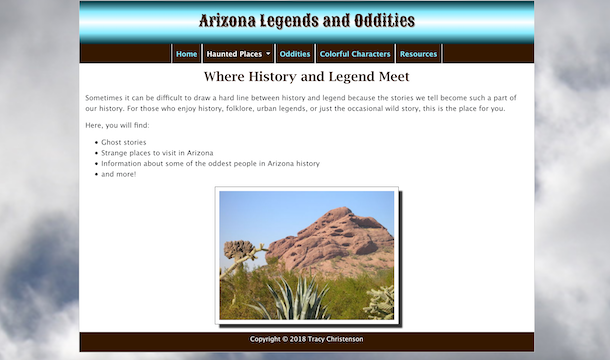 Arizona Legends Home Page