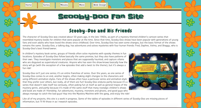 Scooby-Doo Fan Site Home Page