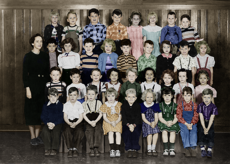 Class Picture Colorized